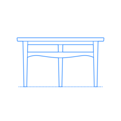 Furniture Coffee Tables Eye Table Stencil Svg Vector, Free Vectors File